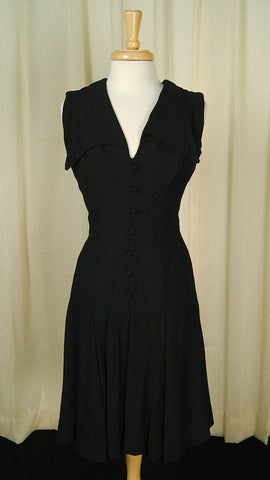 1960s Wide Collar Witch Dress Cats Like Us