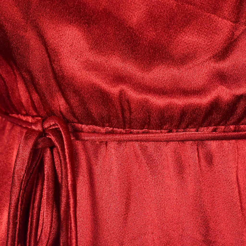 1970s Deep Red Vintage Disco Dress – Cats Like Us