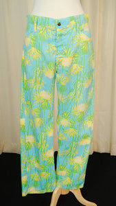 1970s Lilly Floral Pants Cats Like Us