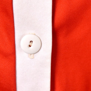 1970s Red & White Button Skirt Cats Like Us