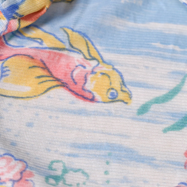 1970s Under Water Fish Blouse Cats Like Us