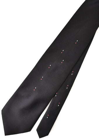 1980s Black Abstract Tie Cats Like Us