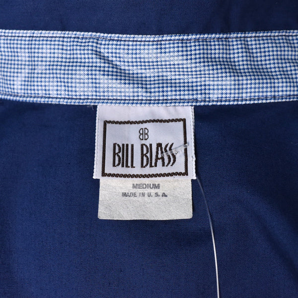 1980s Vintage Blue Blass Pocket Camp Shirt Cats Like Us