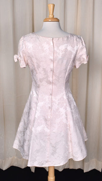 1990s Pale Pink Pearl Dress Cats Like Us
