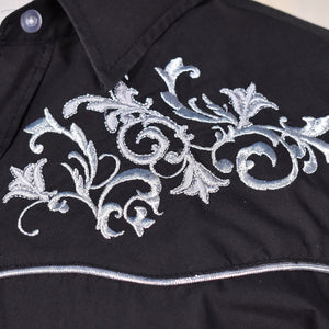 1990s Vintage Gothabilly Swirl Shirt Cats Like Us