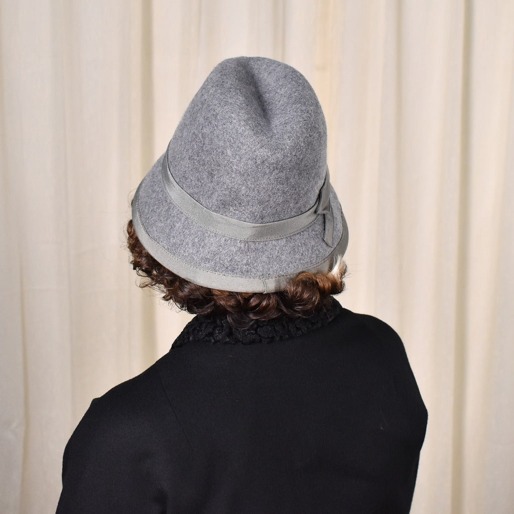 Cloche hat grey online