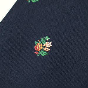 70s does 1940s Navy Bouquet Tie Cats Like Us