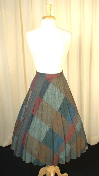 70s does 1940s Pleated Skirt Cats Like Us