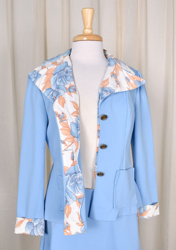 70s does 1940s Sky Blue Suit – Cats Like Us