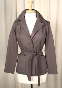 70s does 1940s Taupe Vintage Jacket Cats Like Us