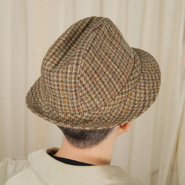 70s does 1950s Houndstooth Hat Cats Like Us