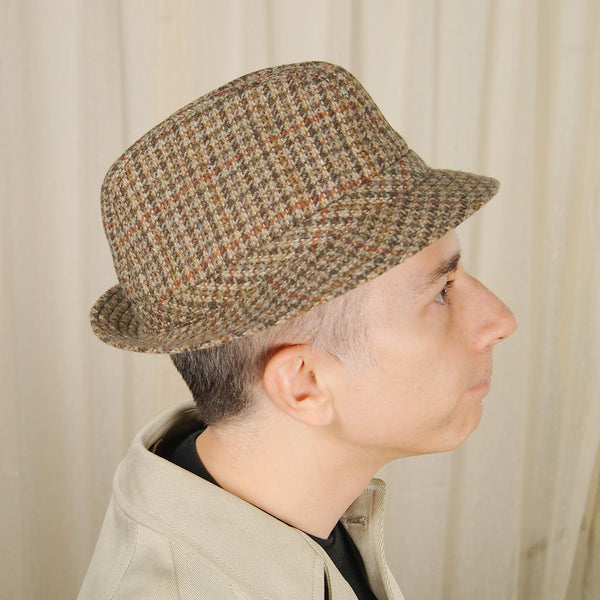 70s does 1950s Houndstooth Hat Cats Like Us