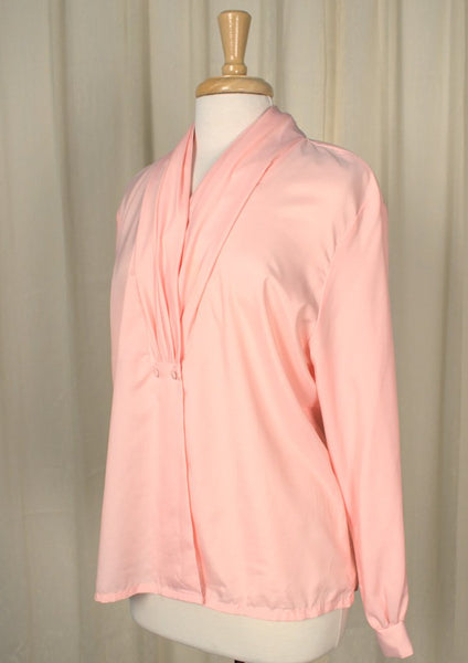 80s does 1940s Peach Blouse Cats Like Us