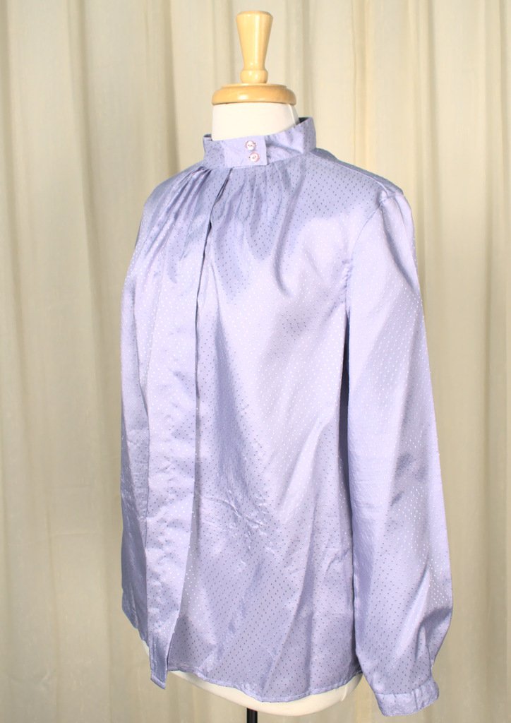 80s does 1940s Periwinkle Shirt – Cats Like Us