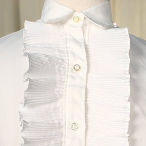 80s does 1940s Pleated Blouse Cats Like Us