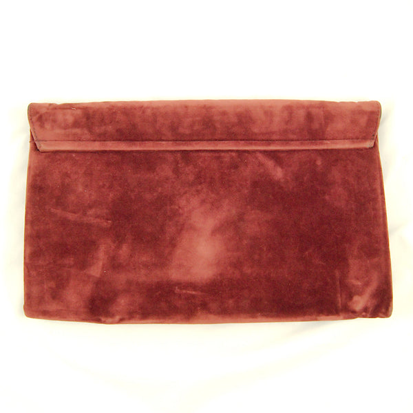 80s does 1940s Plum Clutch Bag Cats Like Us