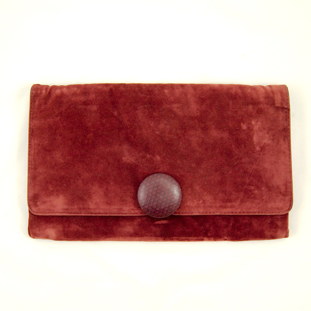 80s does 1940s Plum Clutch Bag Cats Like Us