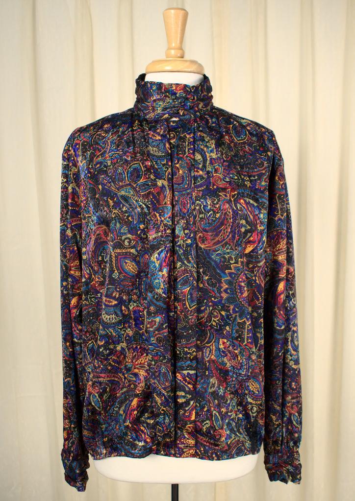 80s does 1940s Rainbow Blouse – Cats Like Us