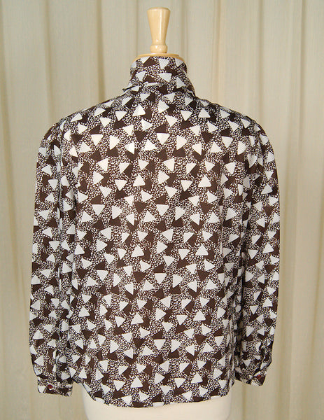 80s does 1940s Triangle Blouse Cats Like Us