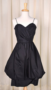 80s does 1950s Vintage LBD Bubble Dress Cats Like Us