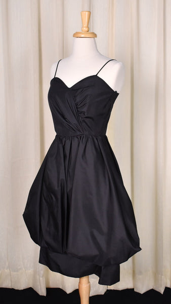 80s does 1950s Vintage LBD Bubble Dress Cats Like Us