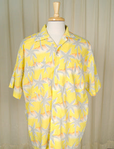 80s does 1960s Palm Tree Shirt Cats Like Us