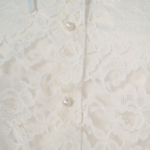 80s does 1960s Romantic Blouse Cats Like Us