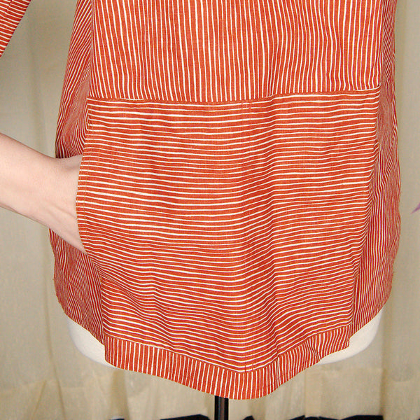 80s does 1960s Striped Tunic Cats Like Us