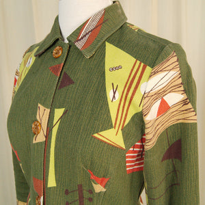 90s does 1960s Tiki MCM Coat Cats Like Us