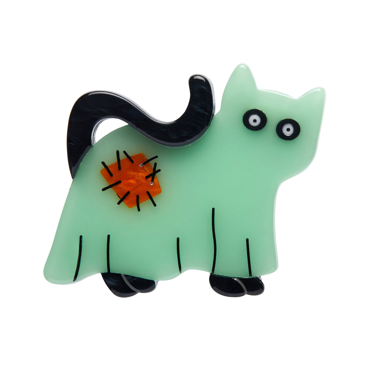A Most Ghostly Kitty Brooch Cats Like Us