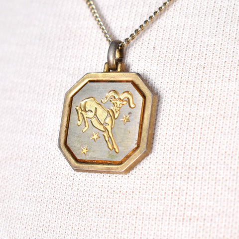 Aries Zodiac Pendant Necklace Cats Like Us