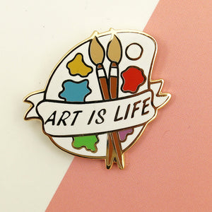 Art is Life Palette Pin Cats Like Us