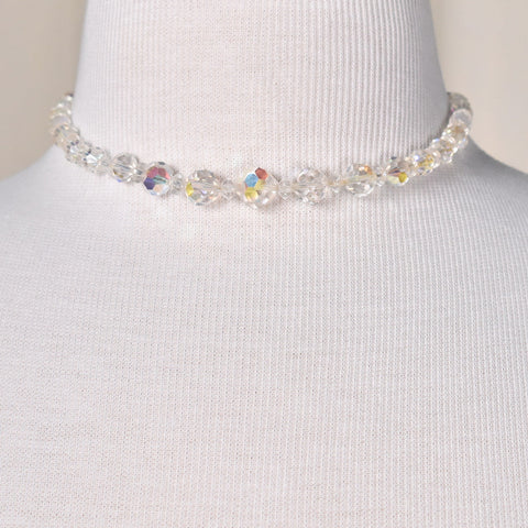 Aurora Faceted Bead Choker Cats Like Us