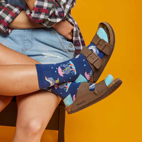 Chicken Little Fowl Weather Days Socks