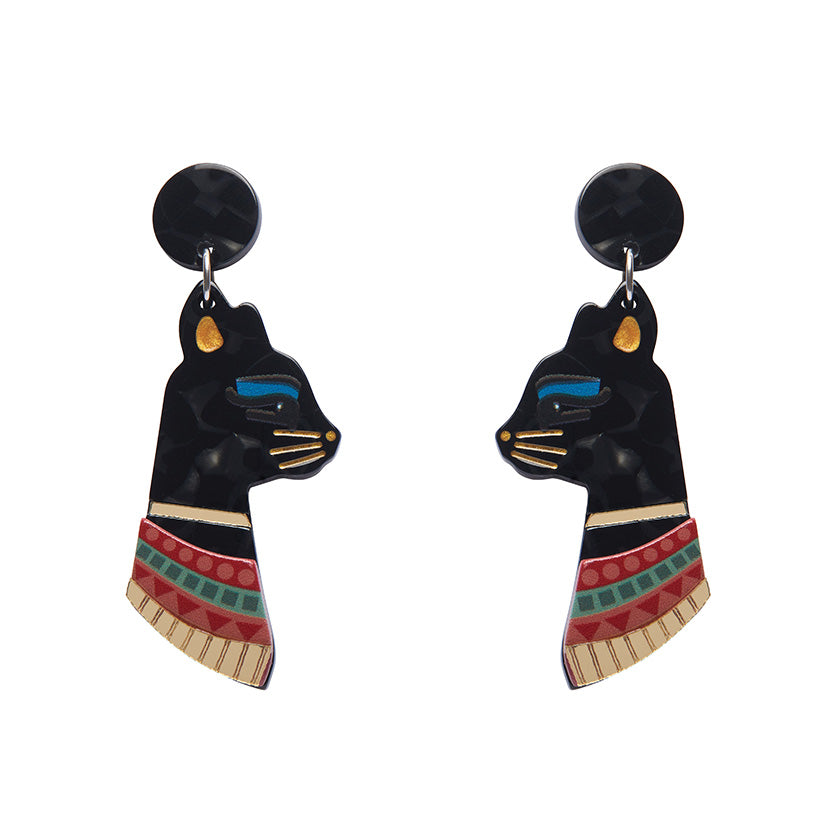 Bastet the Protector Earrings Cats Like Us
