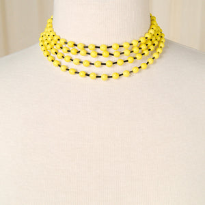 Bee Yellow & Black Necklace Cats Like Us