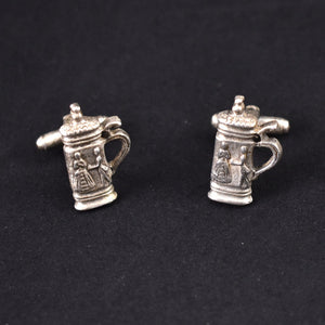 Beer Stein Cuff Links Cats Like Us