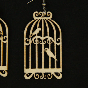 Birdie Cage Earrings Cats Like Us