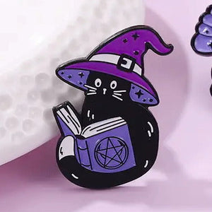 Black Cat Magic Sorcery Pin Cats Like Us