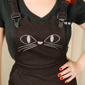 Black Cat Overall Dress Cats Like Us