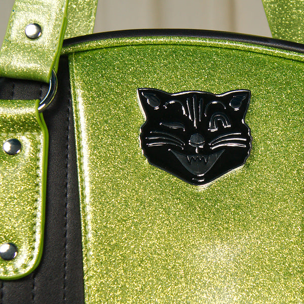 Black Cat Tuck & Roll Handbag Cats Like Us