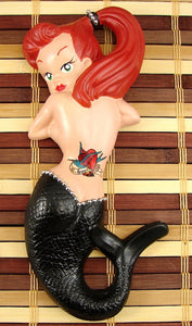 Black Red Head Tattoo Mermaid Cats Like Us