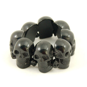Black Skull Bracelet Cats Like Us