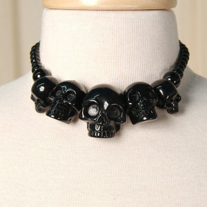 Black Skull Necklace Cats Like Us