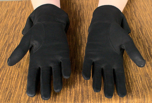 Black Velvet Cuff Gloves Cats Like Us