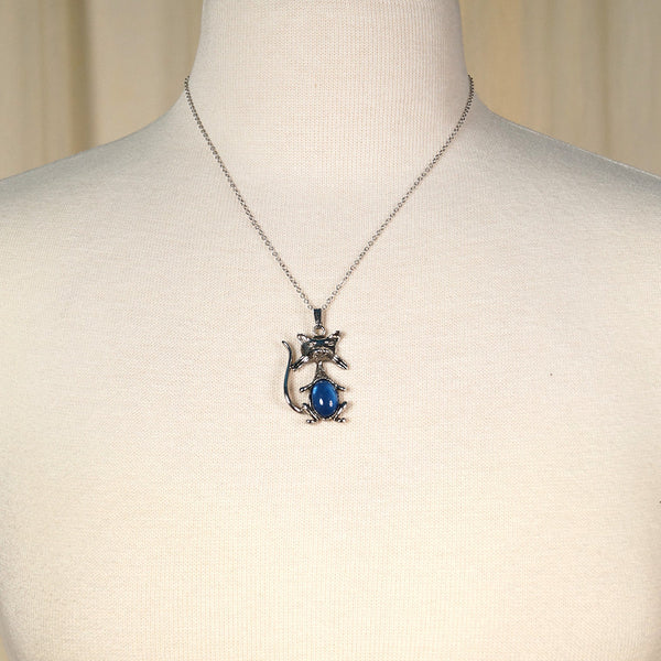Blue Cool Cat Necklace Cats Like Us