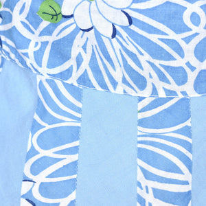 Blue Floral Panel Half Apron Cats Like Us