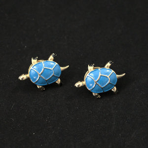 Blue Turtle Scatter Lapel Pins Cats Like Us