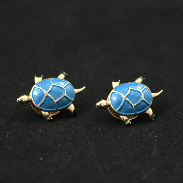 Blue Turtle Scatter Lapel Pins Cats Like Us