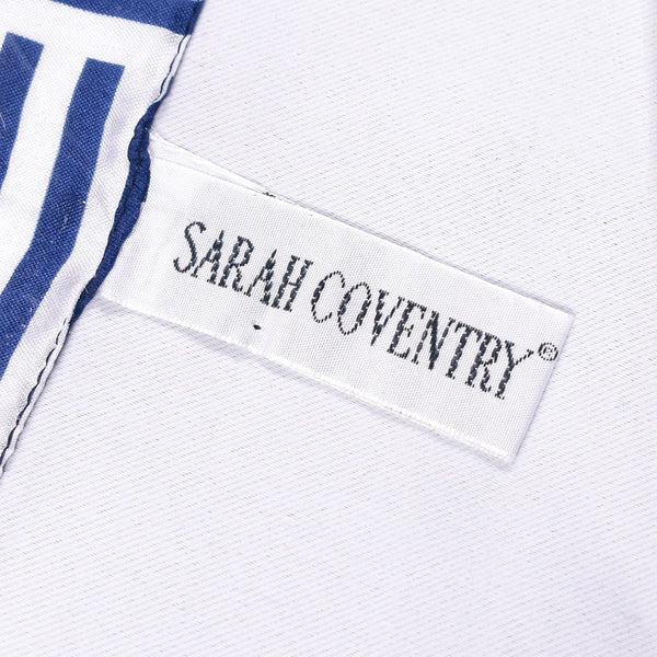 Blue & White Coventry Scarf Cats Like Us
